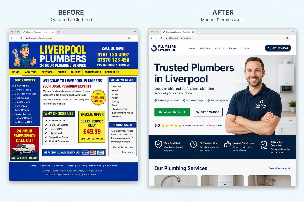 Local plumber sample concept