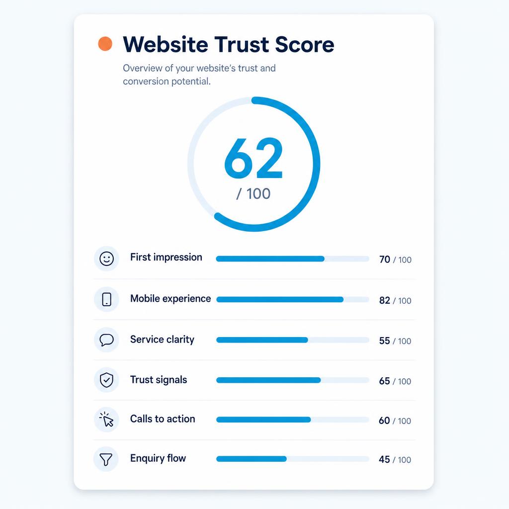 Free Website Trust Score preview